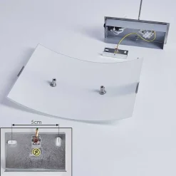 Applique Avellino Chrome, Chrome Brosse, 1 Lumiere