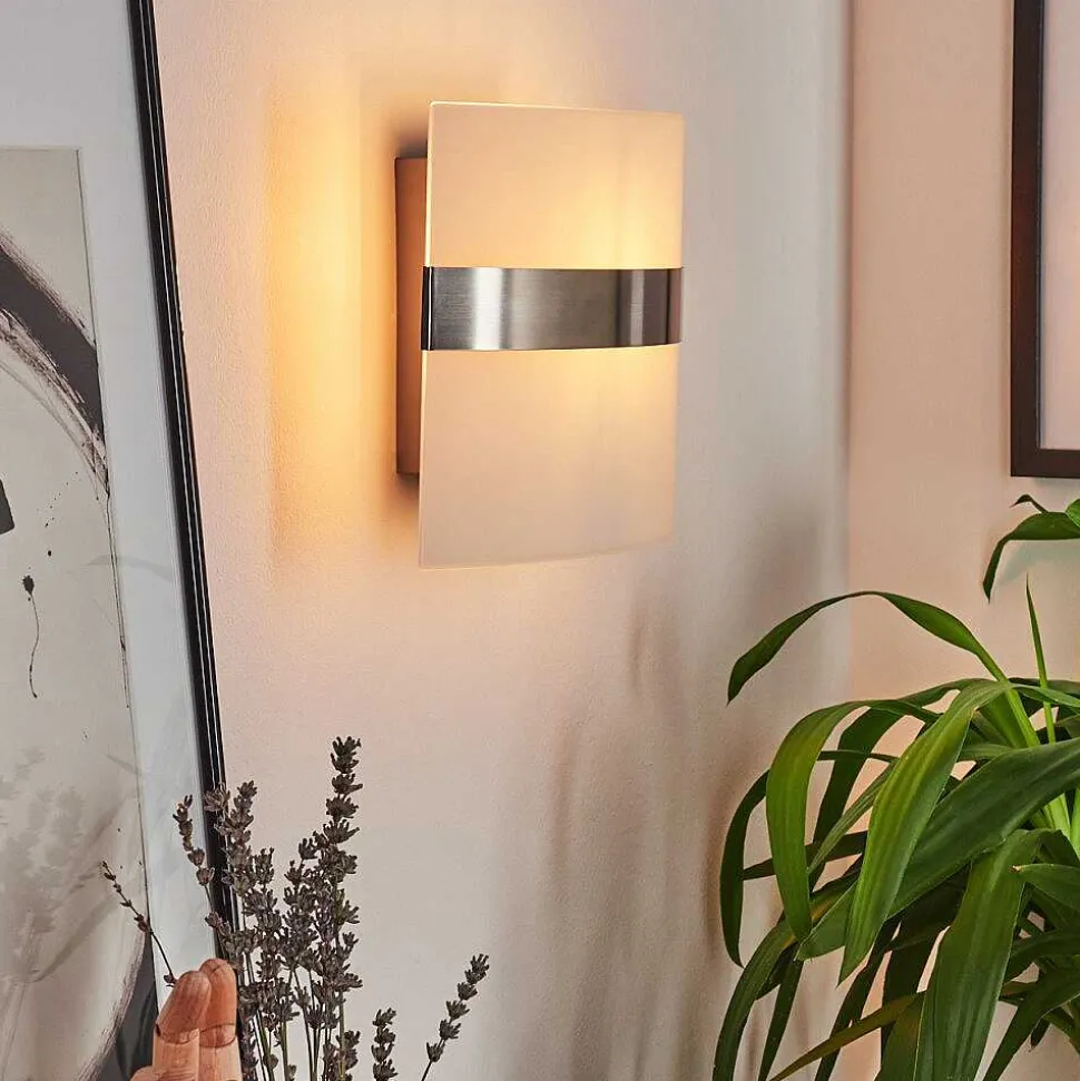 Applique Avellino Chrome, Chrome Brosse, 1 Lumiere