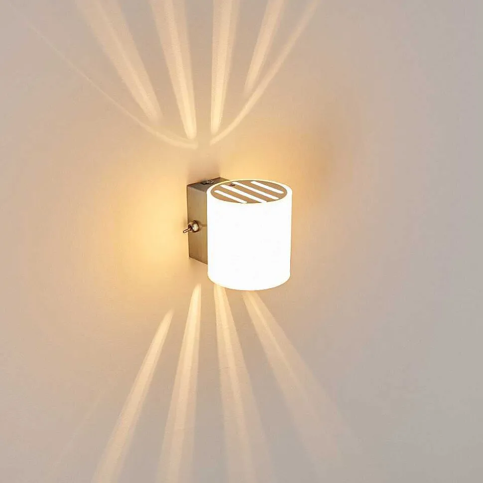 Applique Bamako Nickel Mat, 1 Lumiere