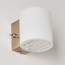 Applique Bamako Nickel Mat, 1 Lumiere