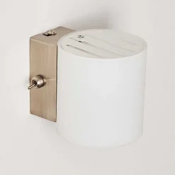 Applique Bamako Nickel Mat, 1 Lumiere