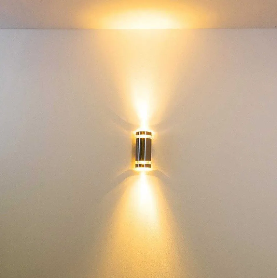 Applique Exterieure Maturin Acier Inoxydable, 2 Lumieres