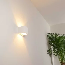 Applique Murale Braslo Blanc, 1 Lumiere