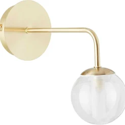 Applique Murale Brilliant Gitse Or, 1 Lumiere