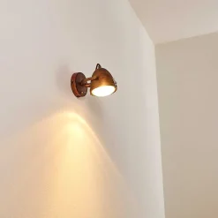 Applique Murale Butikon Rouille, 1 Lumiere