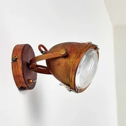 Applique Murale Butikon Rouille, 1 Lumiere