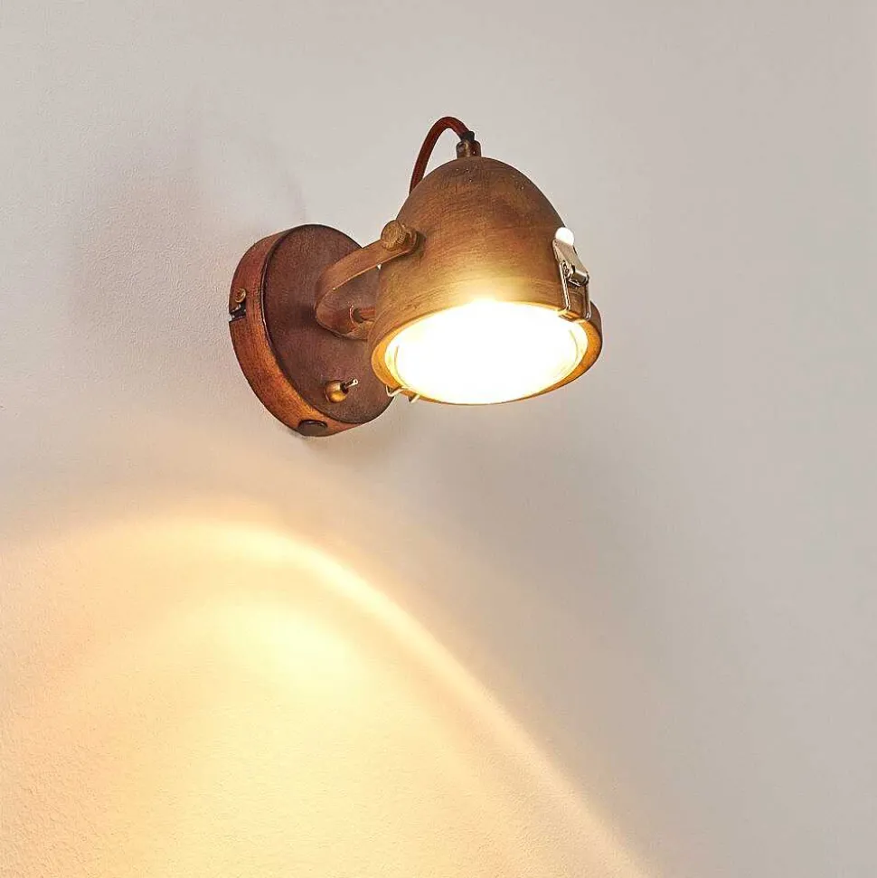 Applique Murale Butikon Rouille, 1 Lumiere