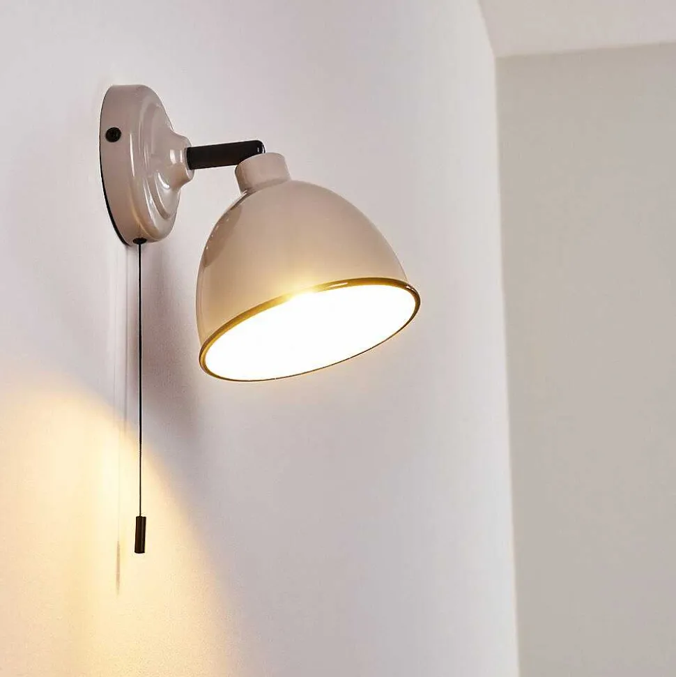 Applique Murale Catharine Gris, 1 Lumiere