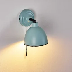 Applique Murale Catharine Bleu, Noir, 1 Lumiere