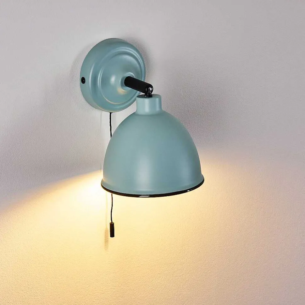 Applique Murale Catharine Bleu, Noir, 1 Lumiere