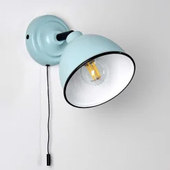 Applique Murale Catharine Bleu, Noir, 1 Lumiere