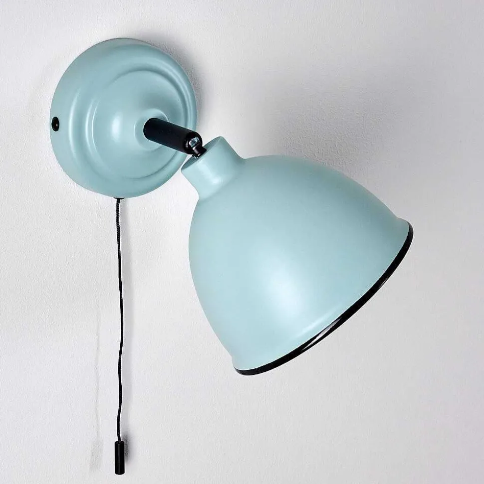 Applique Murale Catharine Bleu, Noir, 1 Lumiere