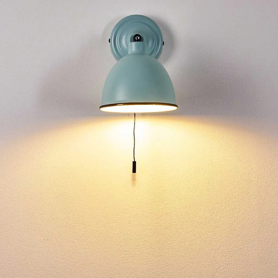 Applique Murale Catharine Bleu, Noir, 1 Lumiere