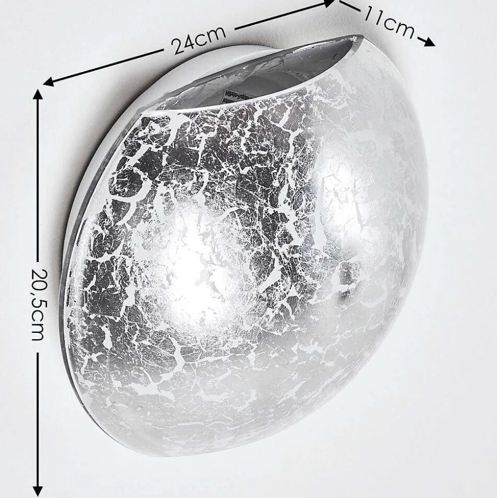 Applique Murale Concha Blanc, 1 Lumiere