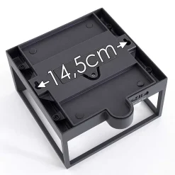 Applique Murale D'Exterieur Lansing Led Anthracite, 1 Lumiere, Detecteur De Mouvement