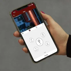 Applique Murale D'Exterieur Konstsmide Camera-Smart-Light Led Noir, 1 Lumiere, Detecteur De Mouvement