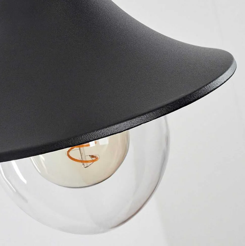 Applique Murale D'Exterieur Elgin Noir, 1 Lumiere