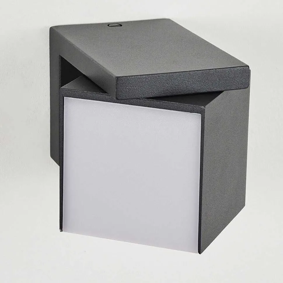 Applique Murale D'Exterieur Swanek Led Anthracite, 1 Lumiere