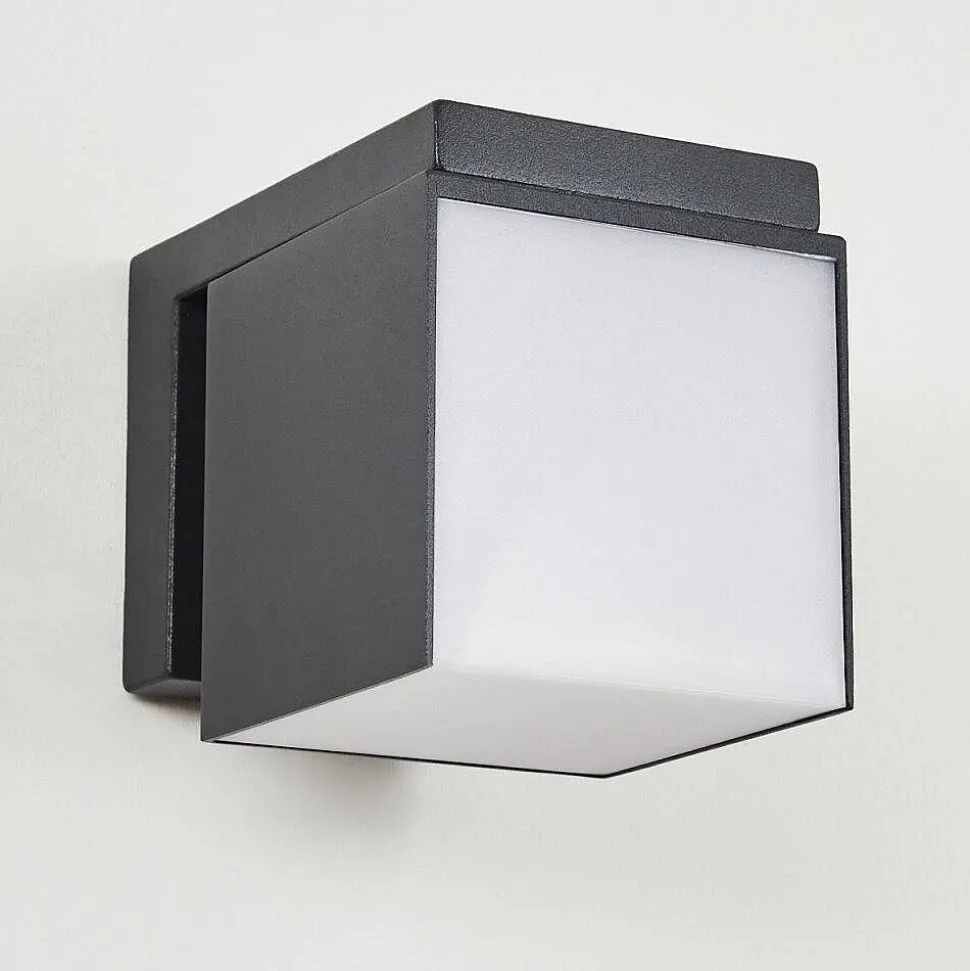 Applique Murale D'Exterieur Swanek Led Anthracite, 1 Lumiere