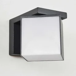 Applique Murale D'Exterieur Swanek Led Anthracite, 1 Lumiere