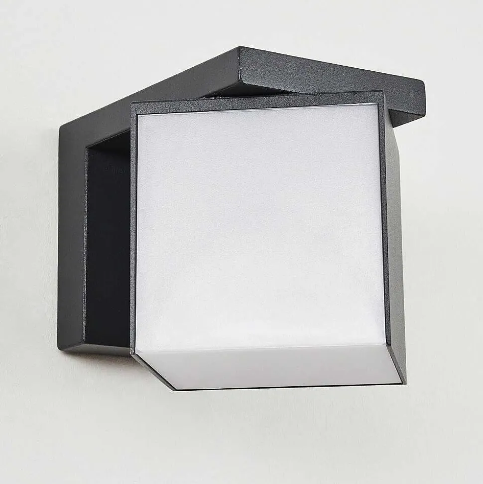 Applique Murale D'Exterieur Swanek Led Anthracite, 1 Lumiere