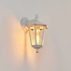 Applique Murale D'Exterieur Valtimo Blanc, 1 Lumiere