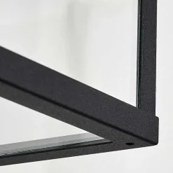 Applique Murale D'Exterieur Tieva Noir, 1 Lumiere