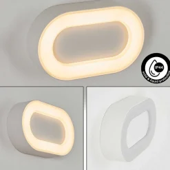 Applique Murale D'Exterieur Paleroo Led Blanc, 1 Lumiere