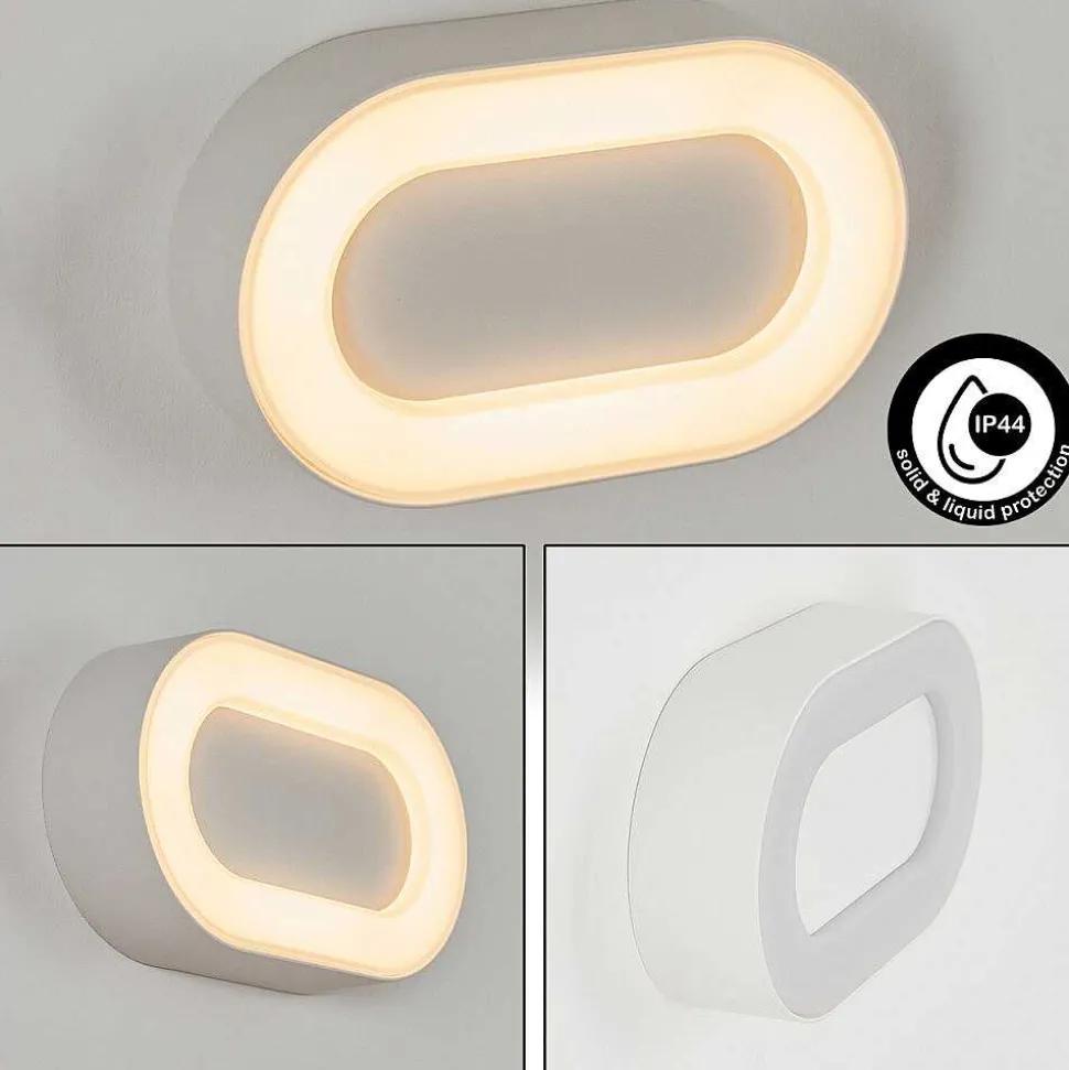 Applique Murale D'Exterieur Paleroo Led Blanc, 1 Lumiere