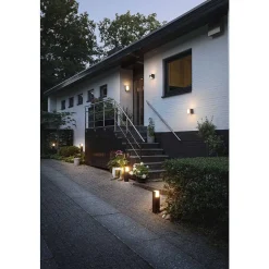 Applique Murale D'Exterieur Philips Hue White Fuzo Led Noir, 1 Lumiere