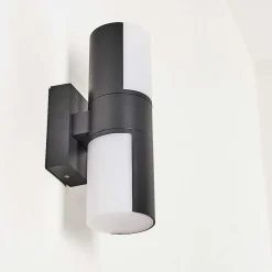 Applique Murale D'Exterieur Baulund Led Anthracite, 1 Lumiere