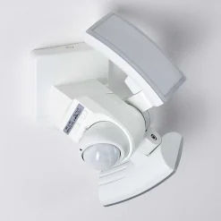 Applique Murale D'Exterieur Foroyar Led Blanc, 2 Lumieres, Detecteur De Mouvement