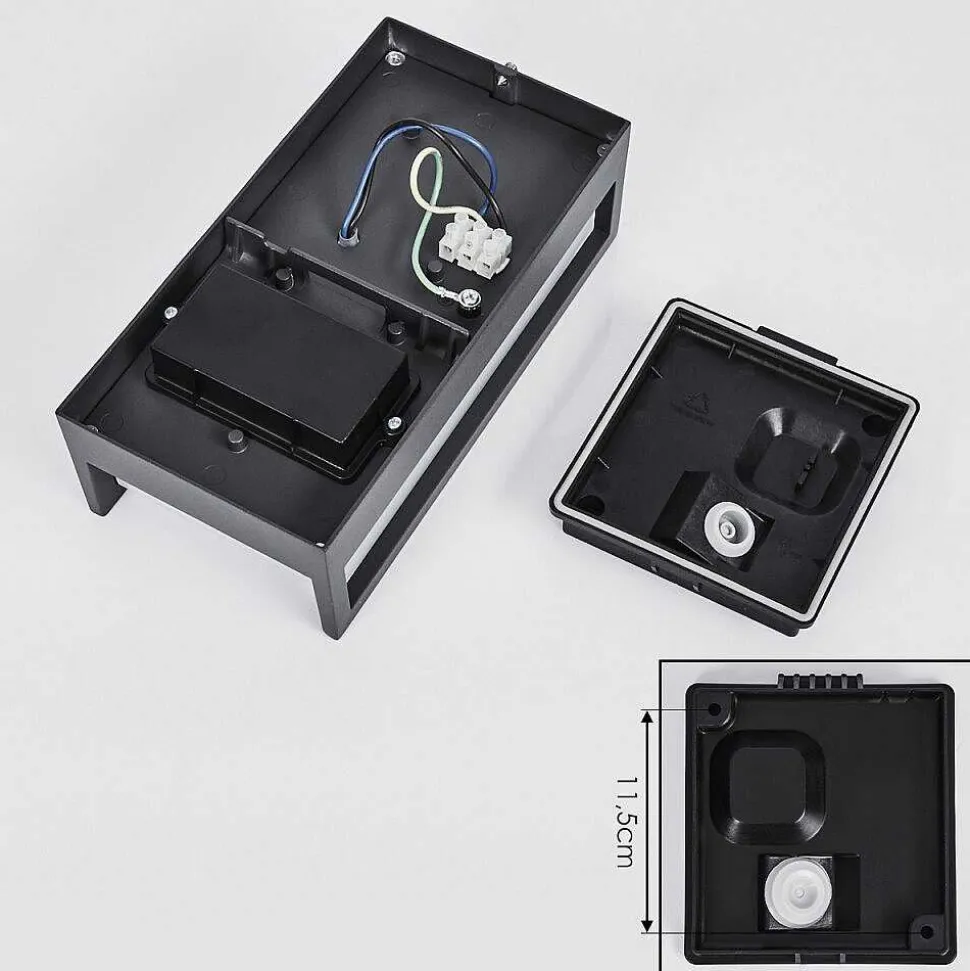 Applique Murale D'Exterieur Skove Led Anthracite, 1 Lumiere, Changeur De Couleurs