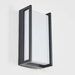 Applique Murale D'Exterieur Skove Led Anthracite, 1 Lumiere, Changeur De Couleurs