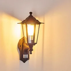 Applique Murale D'Exterieur Loria Noir, 1 Lumiere