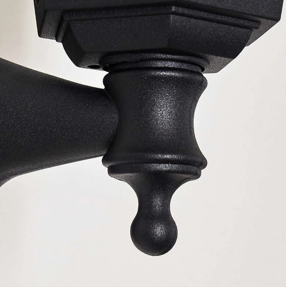 Applique Murale D'Exterieur Loria Noir, 1 Lumiere