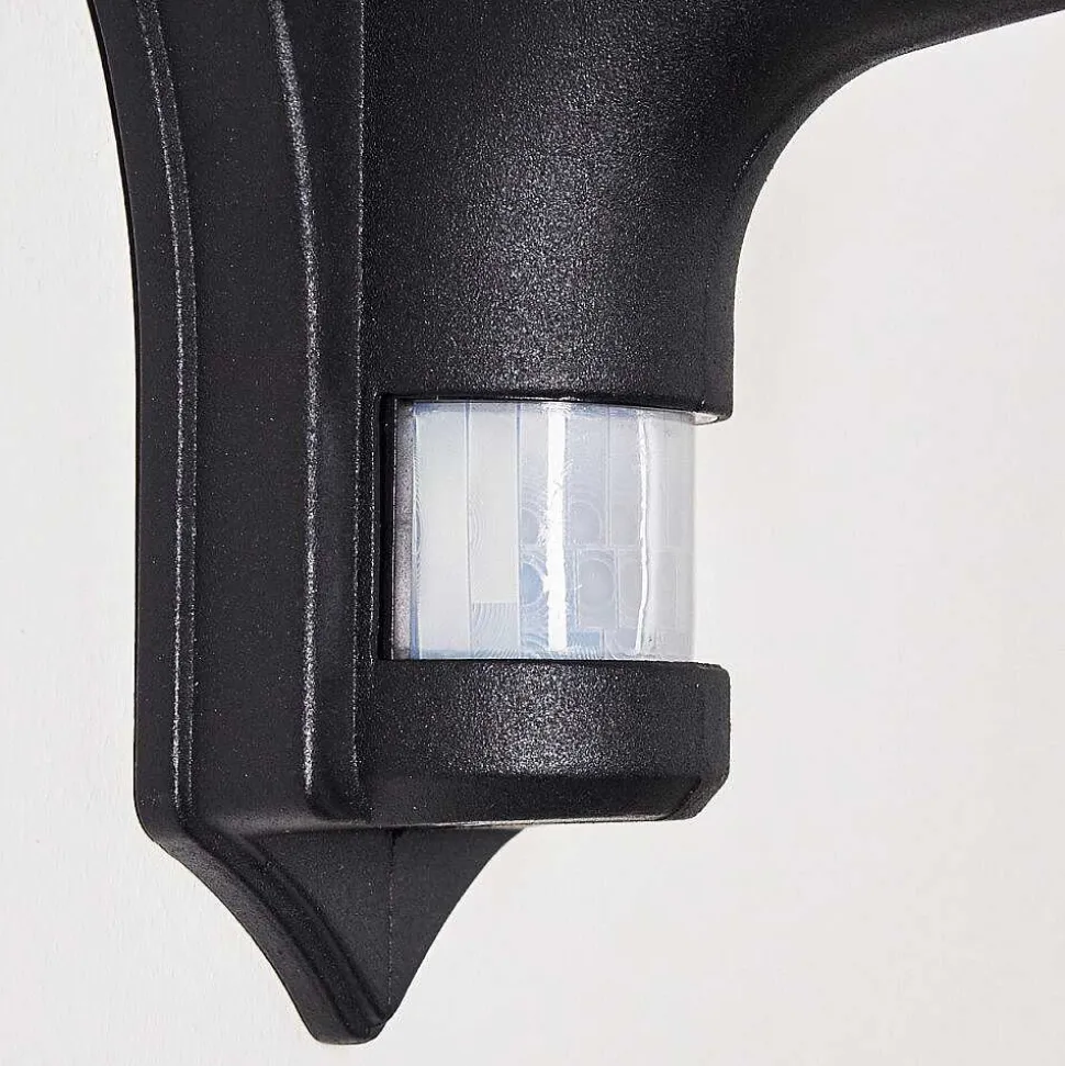 Applique Murale D'Exterieur Loria Noir, 1 Lumiere