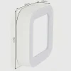 Applique Murale D'Exterieur Paleroo Led Blanc, 1 Lumiere