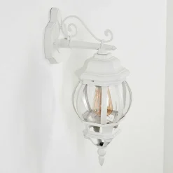 Applique Murale D'Exterieur Lentua Blanc, 1 Lumiere