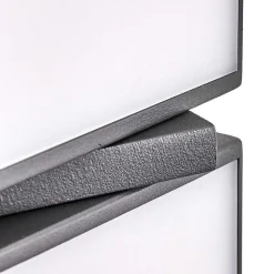 Applique Murale D'Exterieur Swanek Led Anthracite, 2 Lumieres