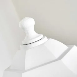 Applique Murale D'Exterieur Loria Blanc, 1 Lumiere, Detecteur De Mouvement