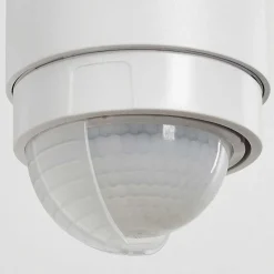 Applique Murale D'Exterieur Catigny Blanc, 1 Lumiere, Detecteur De Mouvement