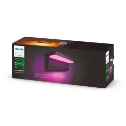 Applique Murale D'Exterieur Philips Hue Nyro Led Noir, 1 Lumiere, Changeur De Couleurs