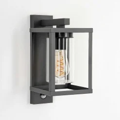 Applique Murale D'Exterieur Parkkola Anthracite, 1 Lumiere, Detecteur De Mouvement