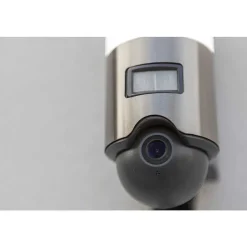 Applique Murale D'Exterieur Lutec Elara Led Acier Inoxydable, 1 Lumiere, Detecteur De Mouvement