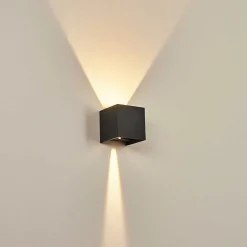 Applique Murale D'Exterieur Tamarin Led Anthracite, 1 Lumiere