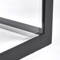 Applique Murale D'Exterieur Hamra Noir, 1 Lumiere