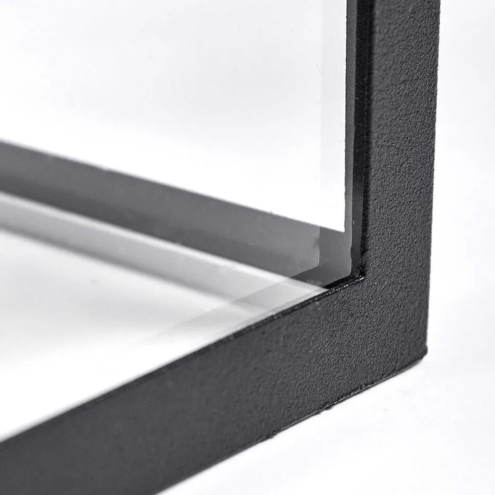 Applique Murale D'Exterieur Hamra Noir, 1 Lumiere