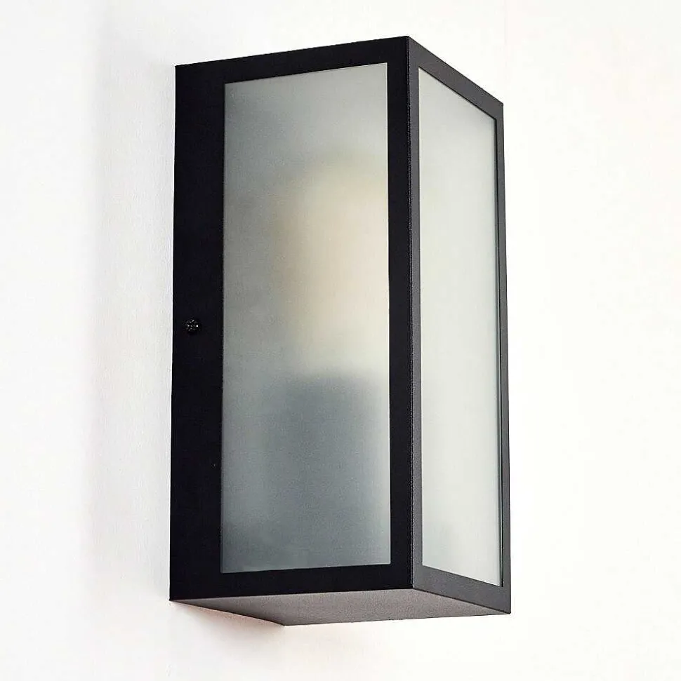 Applique Murale D'Exterieur Hakkas Noir, 1 Lumiere