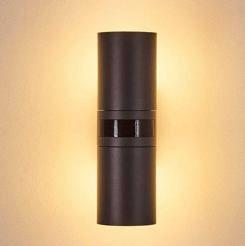 Applique Murale D'Exterieur Baulund Led Anthracite, 1 Lumiere, Detecteur De Mouvement